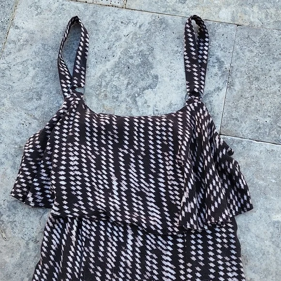 Donating Make an Offer Free People paper flowers printed mini dress - Picture 2 of 10